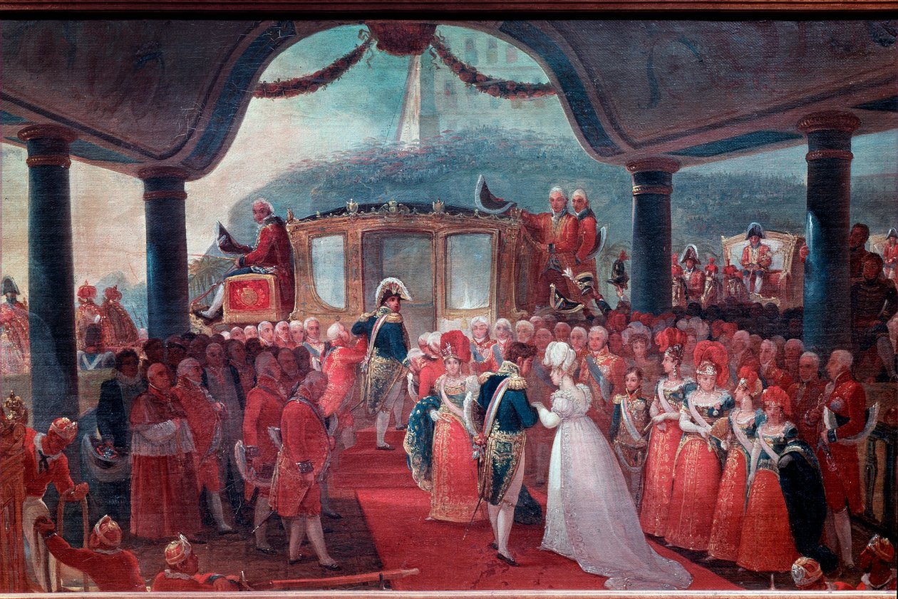 1817 年，来自哈布斯堡-洛林 (Habsburg Lorraine) 或奥地利 (1797-1826) 的玛丽·利奥波丁 (Mary Leopoldine) 抵达里约热内卢，与巴西皇帝彼得一世 (Peter I 作为克莱 作者 让·巴蒂斯特·德布雷特