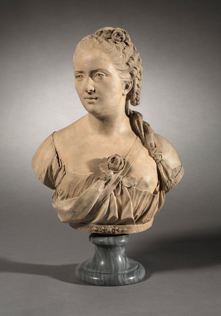 女人的画像，1759年。 作者 让·巴蒂斯特·德菲涅克斯