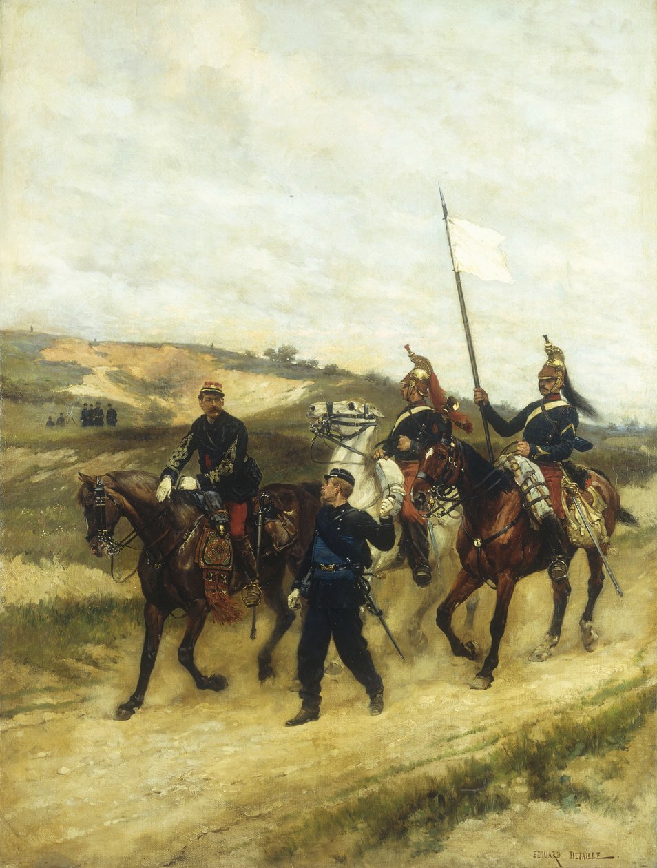 骑兵办公室和龙骑兵 作者 让·巴蒂斯特·爱德华·Detaille