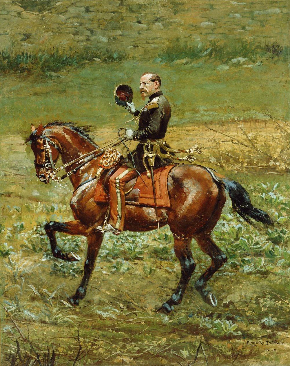 1883年和1908年的布尔巴基将军 作者 让·巴蒂斯特·爱德华·Detaille