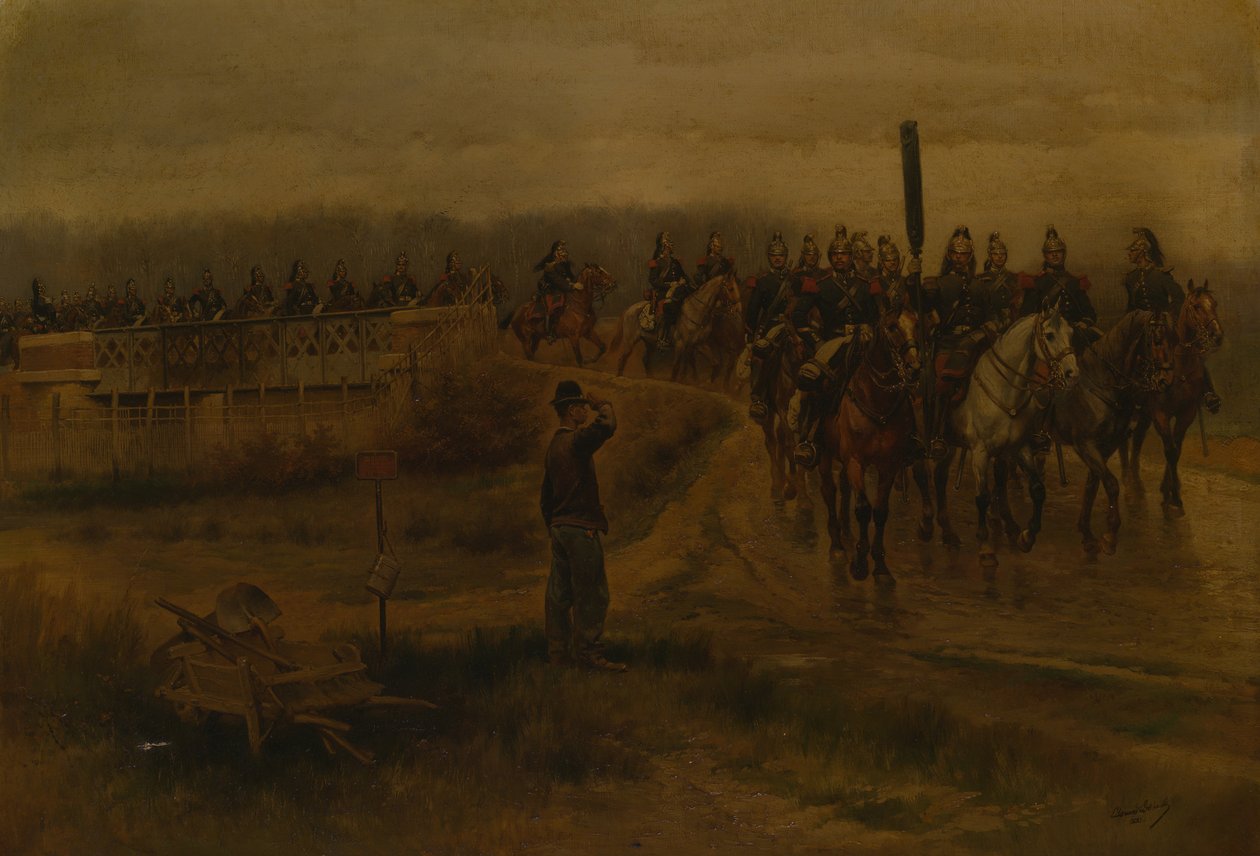 Mon Ancien Regiment, 19世纪。 作者 让·巴蒂斯特·爱德华·Detaille