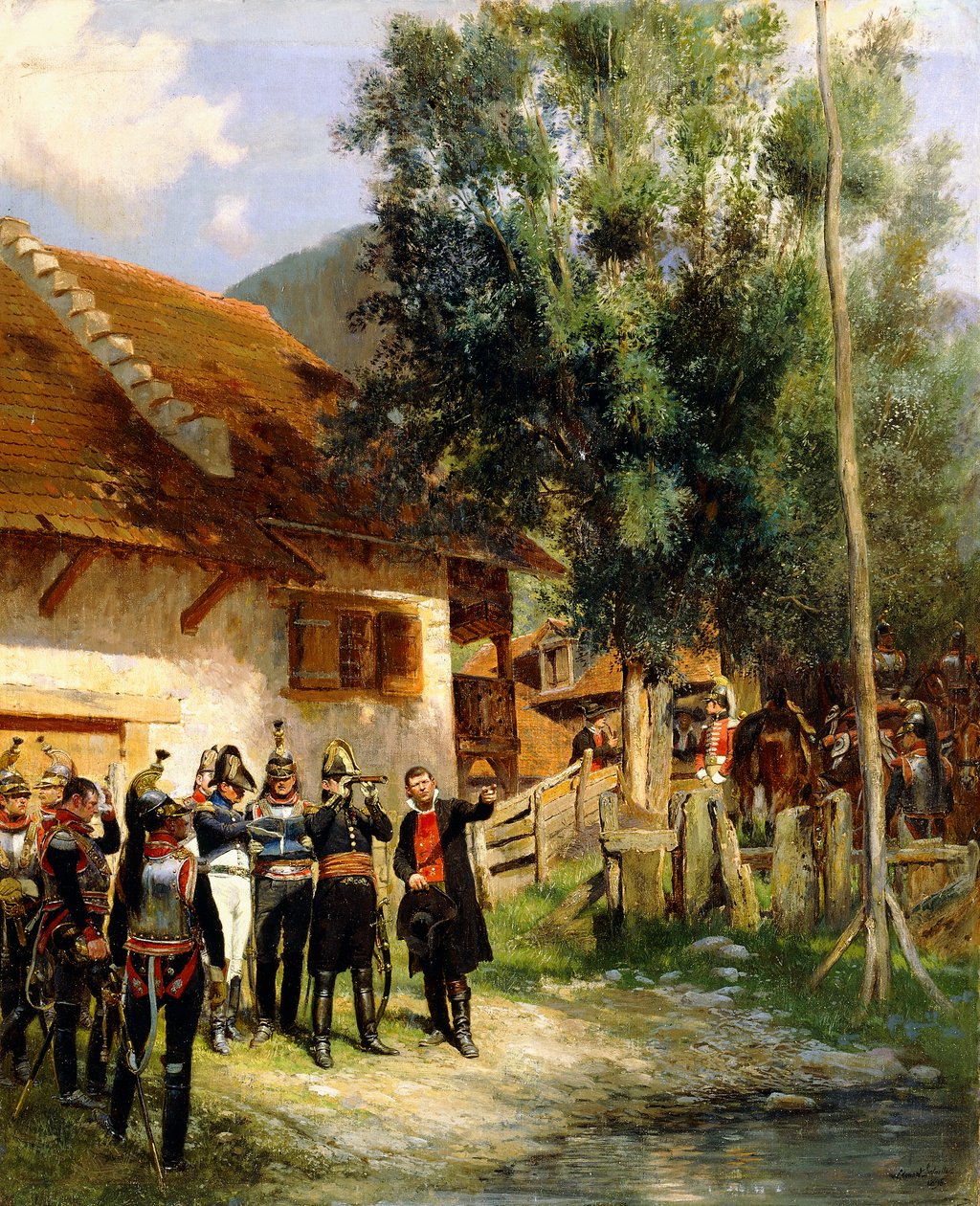 迎新会，1895年 作者 让·巴蒂斯特·爱德华·Detaille
