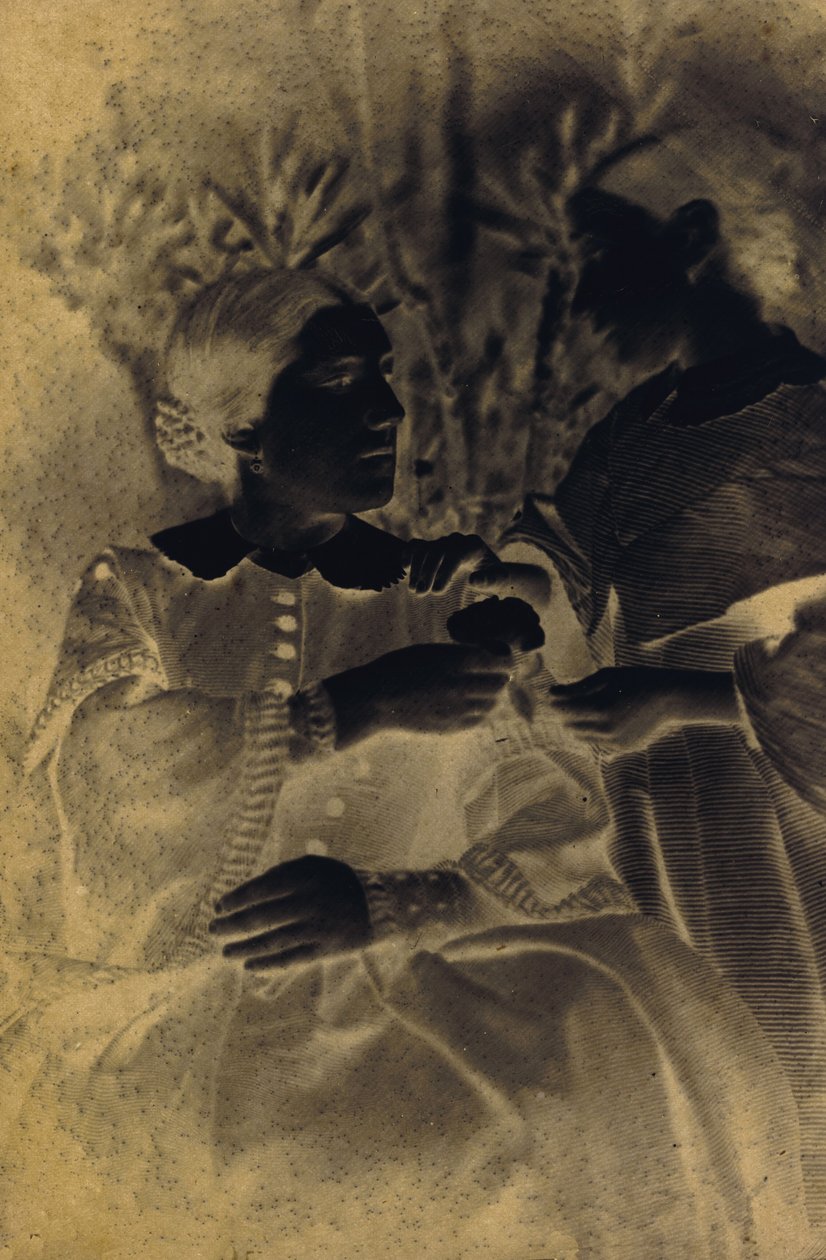 女人和孩子的画像，1855年。 作者 让·巴蒂斯特·弗雷纳特