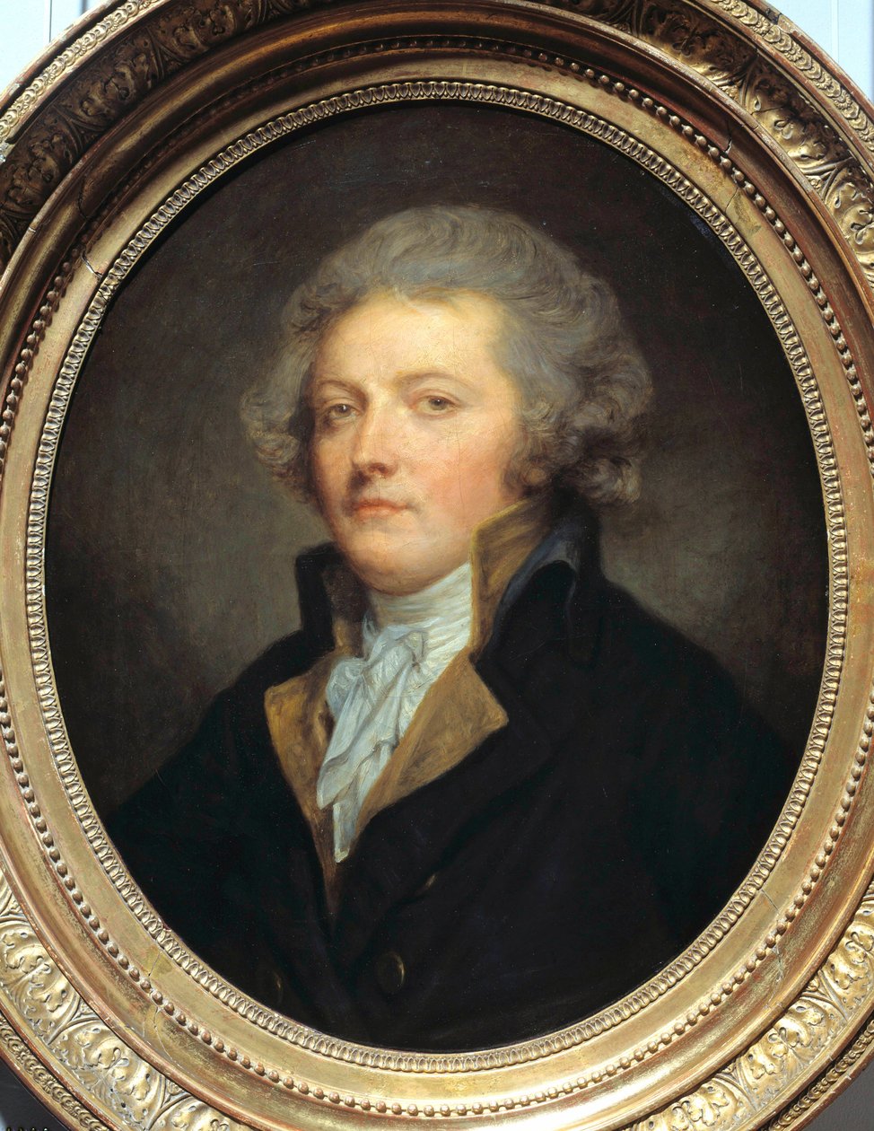 18 世纪让·巴蒂斯特·格鲁兹 (Jean Baptiste Greuze)（1725-1805 年）的作家和绘画公约成员 Philippe Fabre d