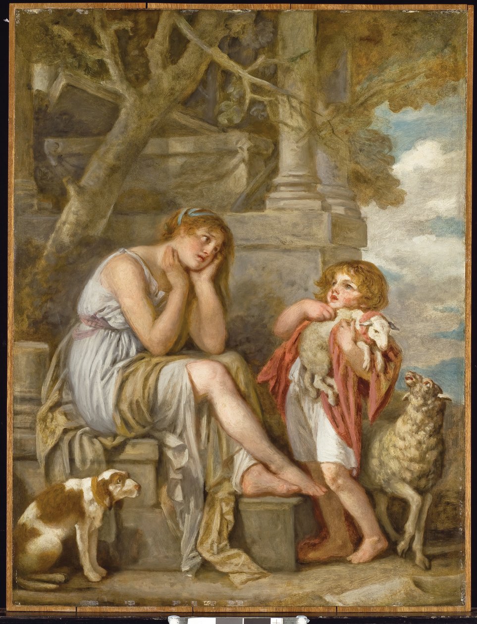 “ Cheri Lamb，1780年代 作者 让·巴蒂斯特·格鲁兹