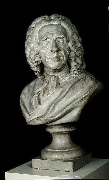 伯纳德的半身像Bouvier de Fontenelle（1657-1757） 作者 让·巴蒂斯特二世·莱莫恩
