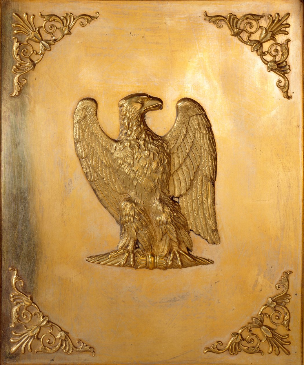 皇家鹰的装饰盖子，是拿破仑一世皇帝（1769-1821）的象征，由让·巴蒂斯特·伊萨贝（Jean Baptiste Isabey，1767-1855）设计，1814 年私人收藏 作者 让-巴蒂斯特·伊萨贝