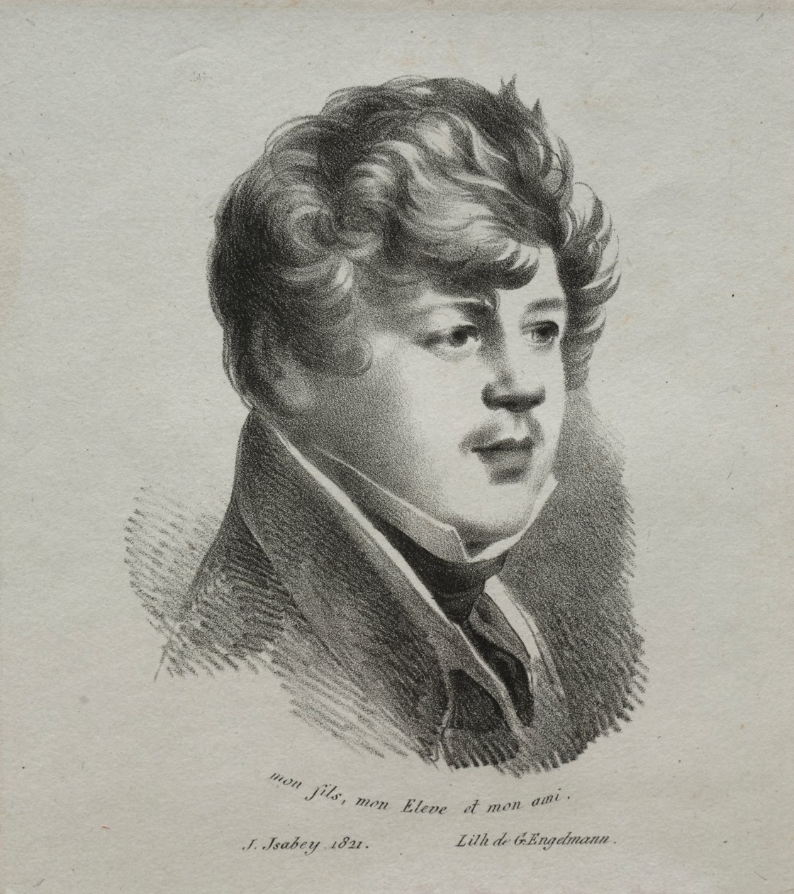 尤金·伊萨贝（Eugene Isabey），1821年。 作者 让-巴蒂斯特·伊萨贝