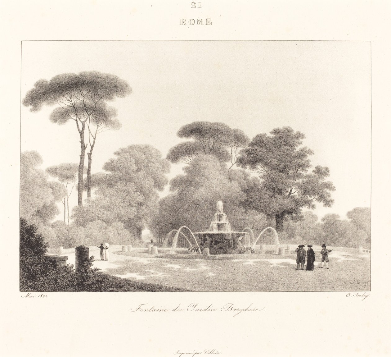 博尔赫斯公园方塔（Fontaine de Jardin Borghese 作者 让-巴蒂斯特·伊萨贝