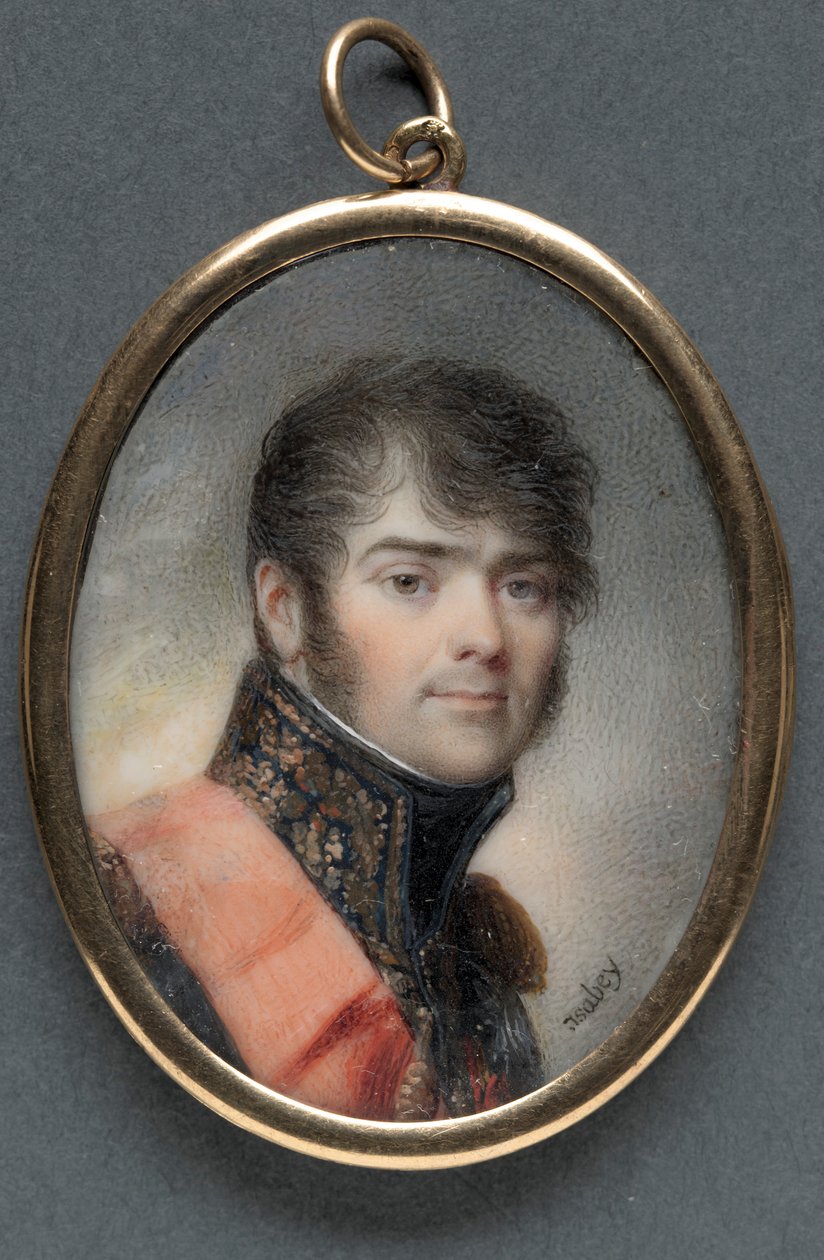 亨利·格拉蒂恩（Henri Gratien）肖像，伯爵（Comte Bertrand），1808年。 作者 让-巴蒂斯特·伊萨贝