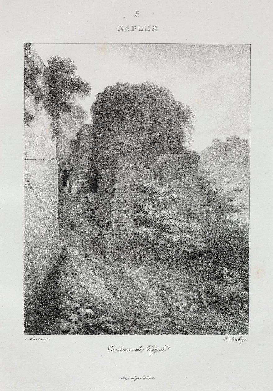 1832年，1833年前往意大利。 作者 让-巴蒂斯特·伊萨贝