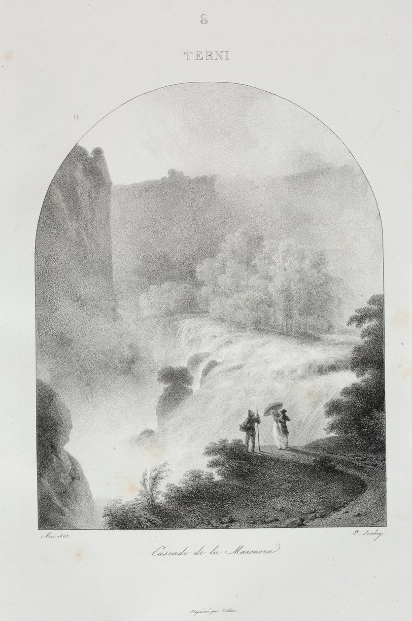 1832年，1833年前往意大利。 作者 让-巴蒂斯特·伊萨贝