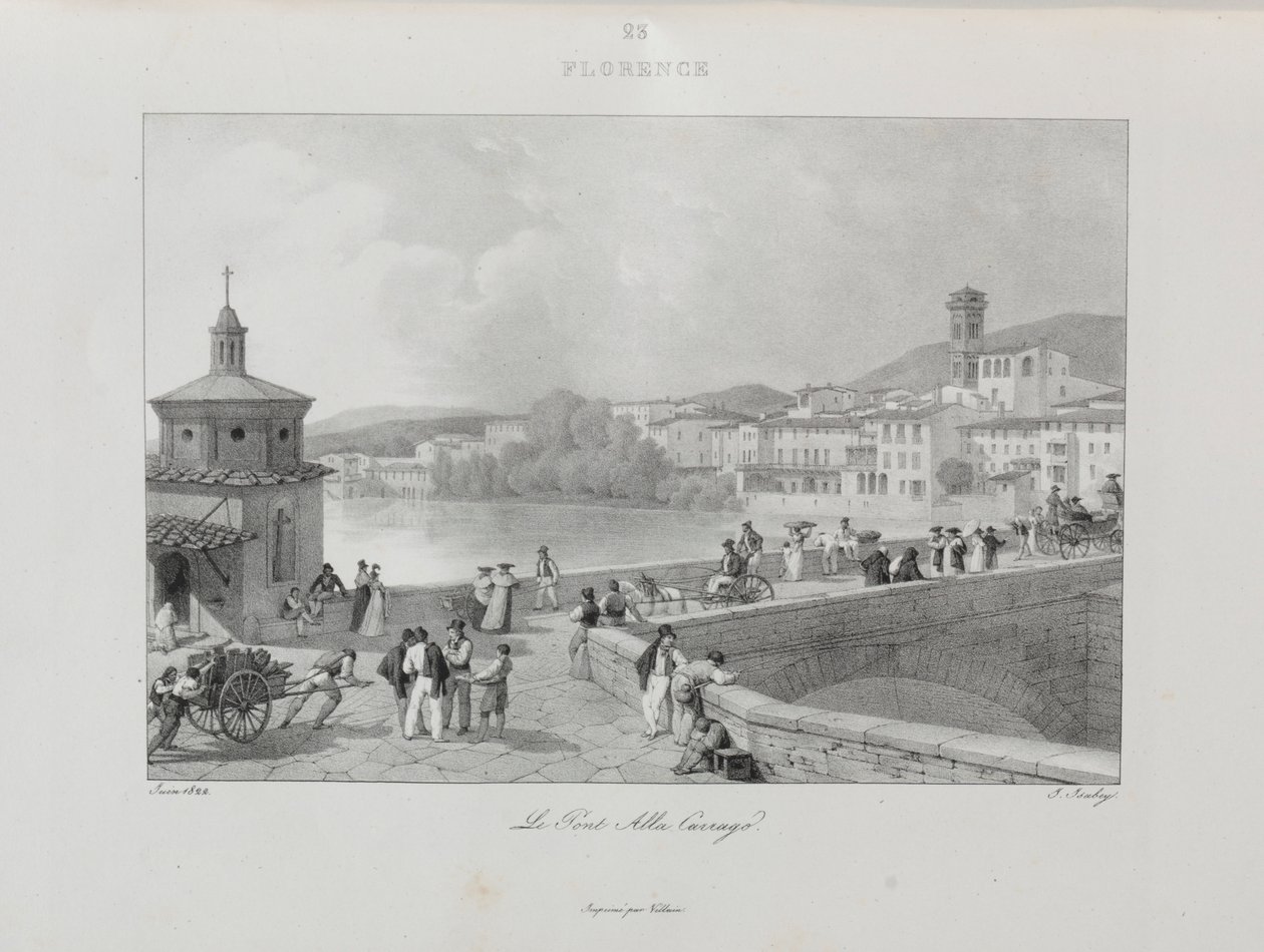 1832年，1833年前往意大利。 作者 让-巴蒂斯特·伊萨贝