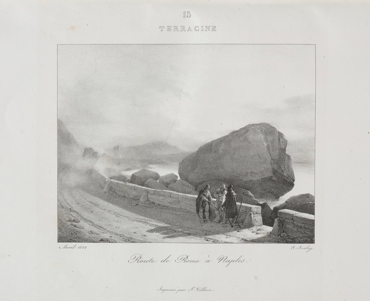 1832年，1833年前往意大利。 作者 让-巴蒂斯特·伊萨贝