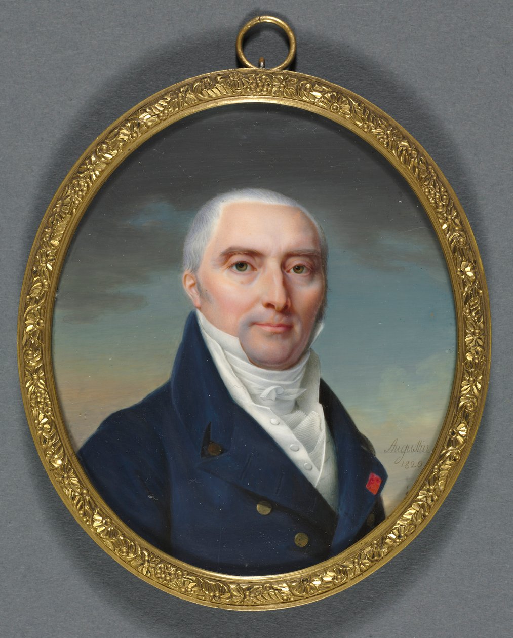安托万·罗伊（Antoine Roy）肖像，1820年。 作者 让·巴蒂斯特·雅克·奥古斯丁