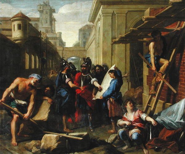 Tectosages在Germania建立一个城镇 作者 让·巴蒂斯特（Jean Baptiste Jouvenet）