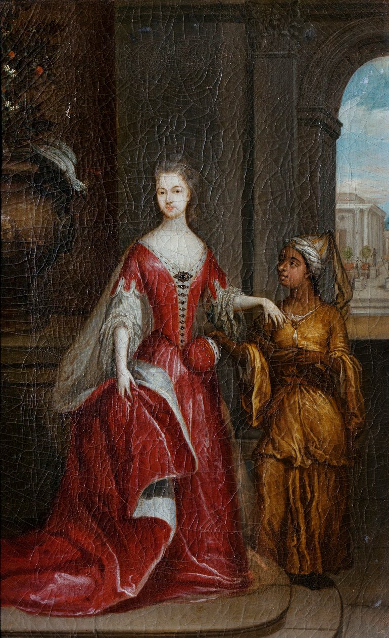 荷兰文：Elisabeth Savage（1699-1746 年）。罗克福德伯爵 Frederick of Nassau-Zuylensteyn 的妻子 伊丽莎白-萨维奇（1699-1746 年）。罗克福德伯爵弗雷德里克-拿骚-祖伊伦斯泰因的妻子 作者 让·巴蒂斯特·兰茨克朗