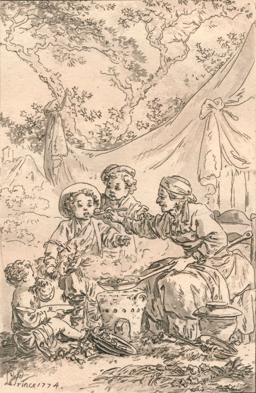 Le Gout，1774年。 作者 让·巴蒂斯特·勒·普林斯