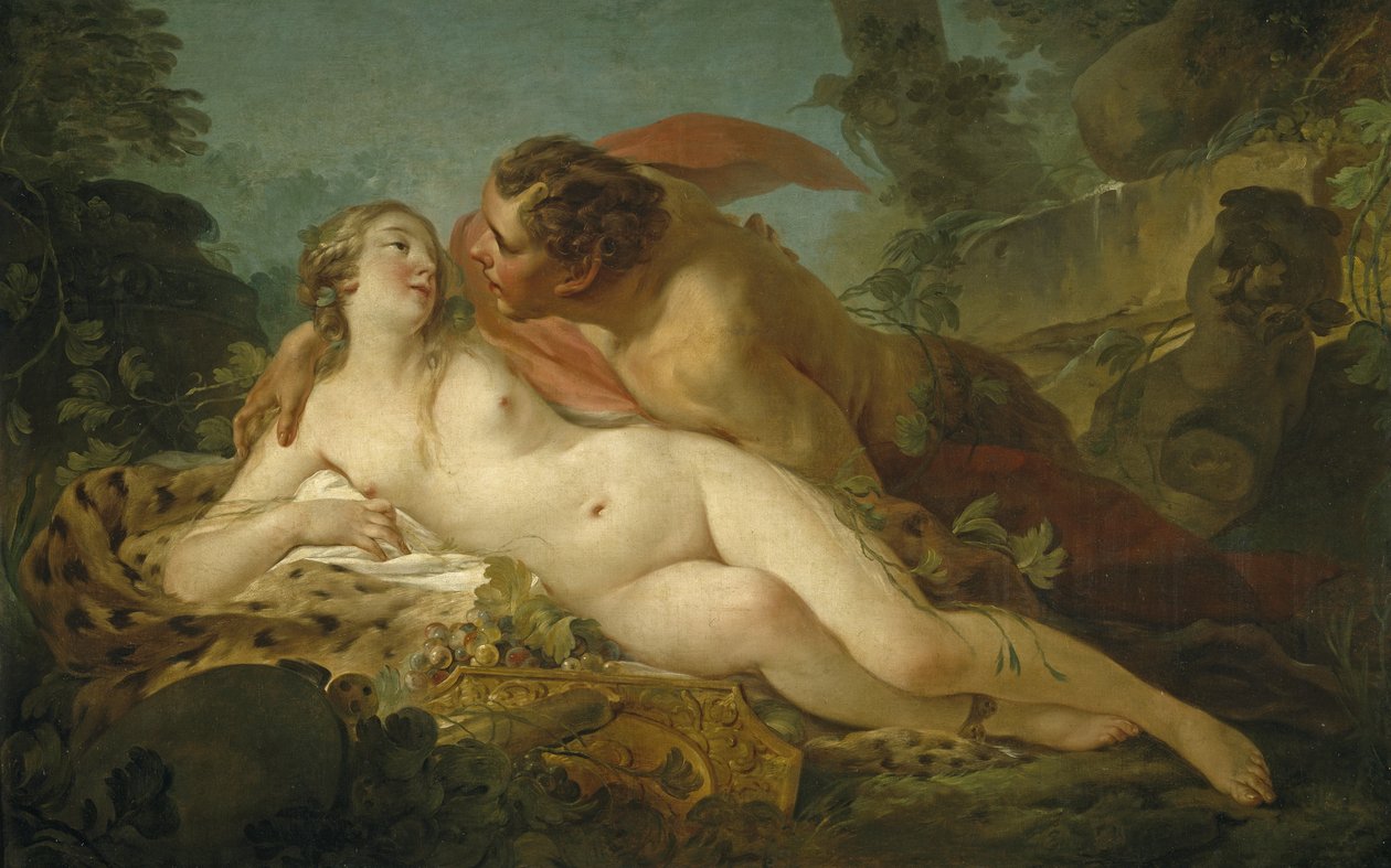 木星和Antiope，1745-1747年 作者 让·巴蒂斯特·玛丽·皮埃尔