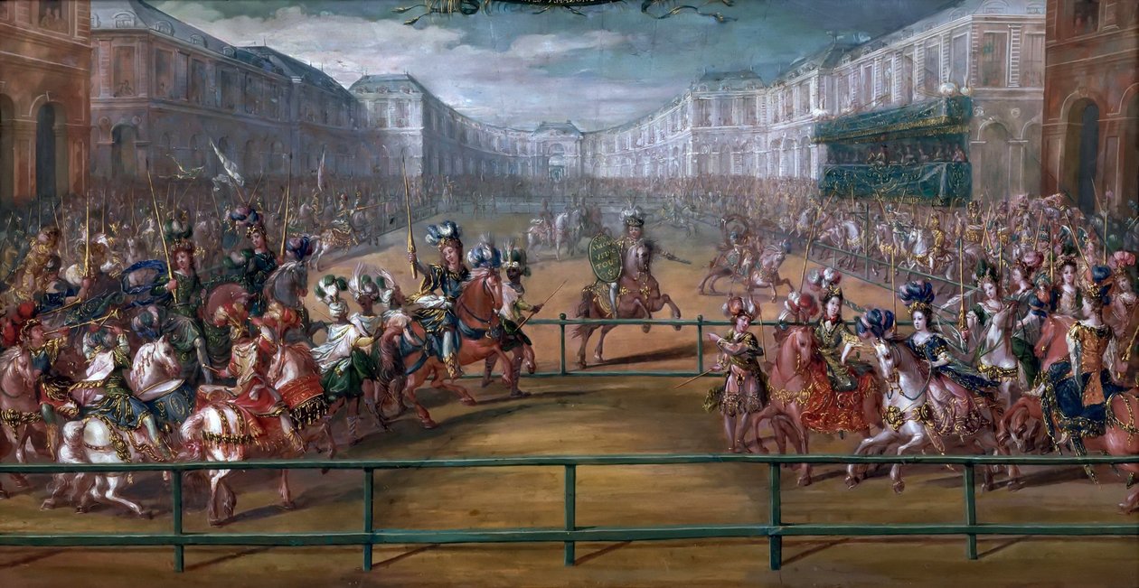 富丽堂皇的Carrousel des Galantes Amazones des Quatre Parts du monde 作者 让·巴蒂斯特·马丁