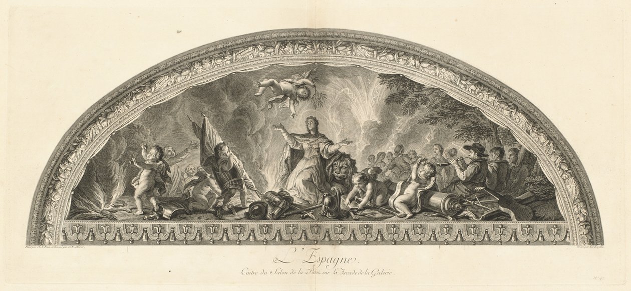 西班牙Cintre du Salon de la Paix sur l
