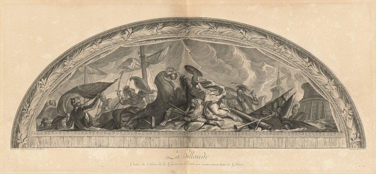 La Hollande Cintre du Salon de la Guerre sur L