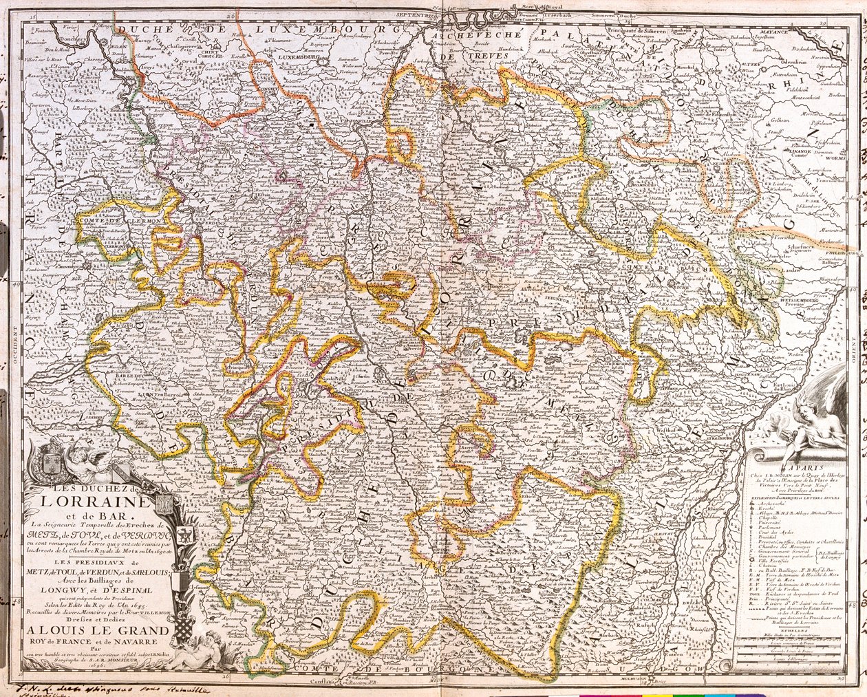 法国（大区：香槟-阿登大区、洛林大区、阿尔萨斯大区、弗朗什-孔泰大区），德国（州：莱茵兰-法尔茨大区、萨尔大区） 作者 让·巴蒂斯特·诺林