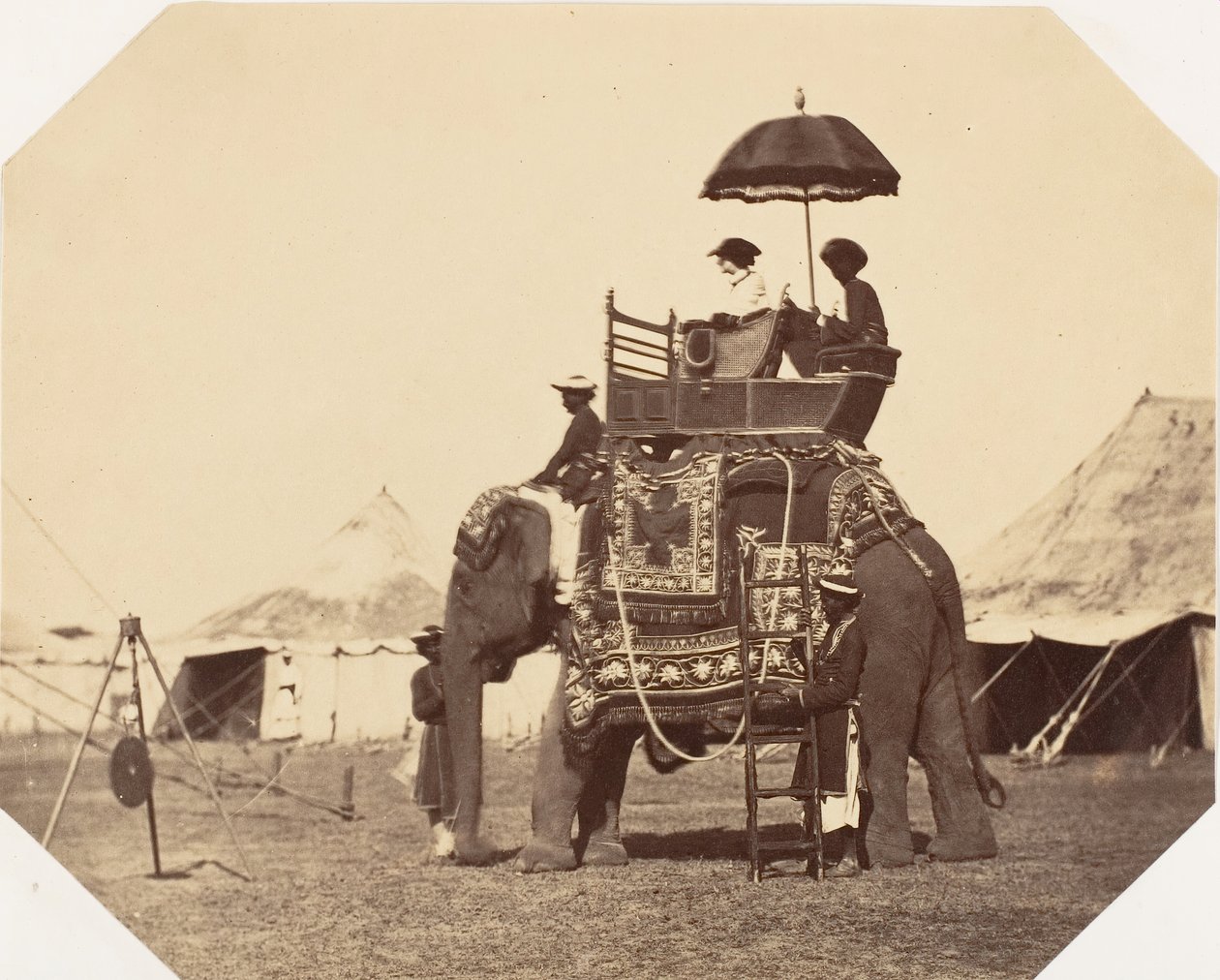 [Lady Canning], 1858-61. 作者 让·巴蒂斯特·奥斯卡·马利特