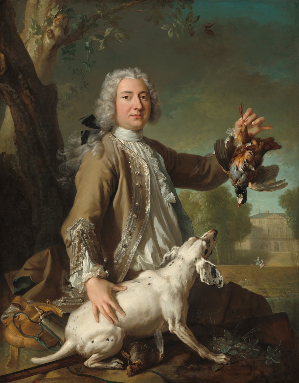 亨利-卡米尔，贝林根的骑士 作者 让·巴蒂斯特·奥德里（Jean Baptiste Oudry）
