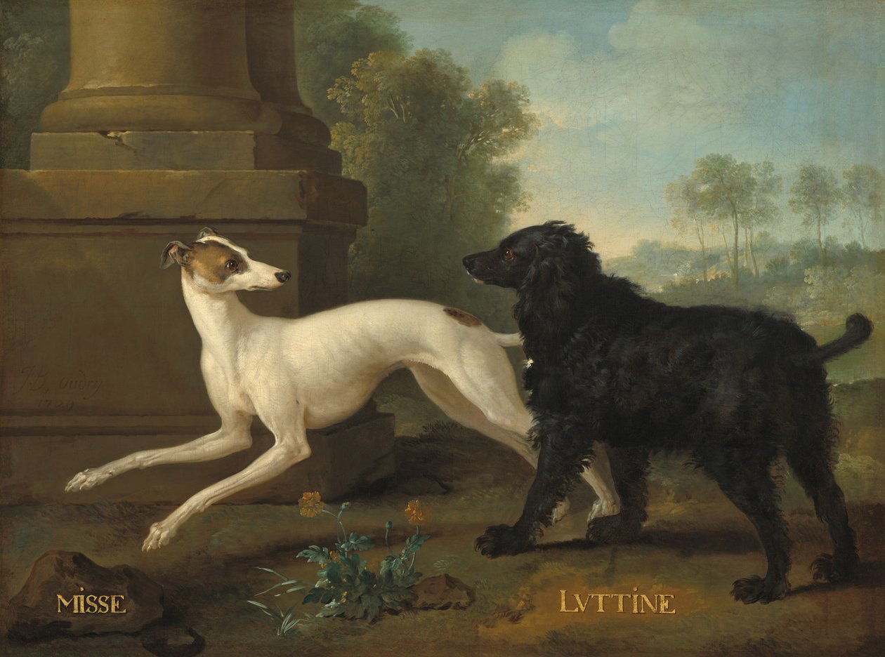 Misse和Luttine，1729年。 作者 让·巴蒂斯特·奥德里（Jean Baptiste Oudry）
