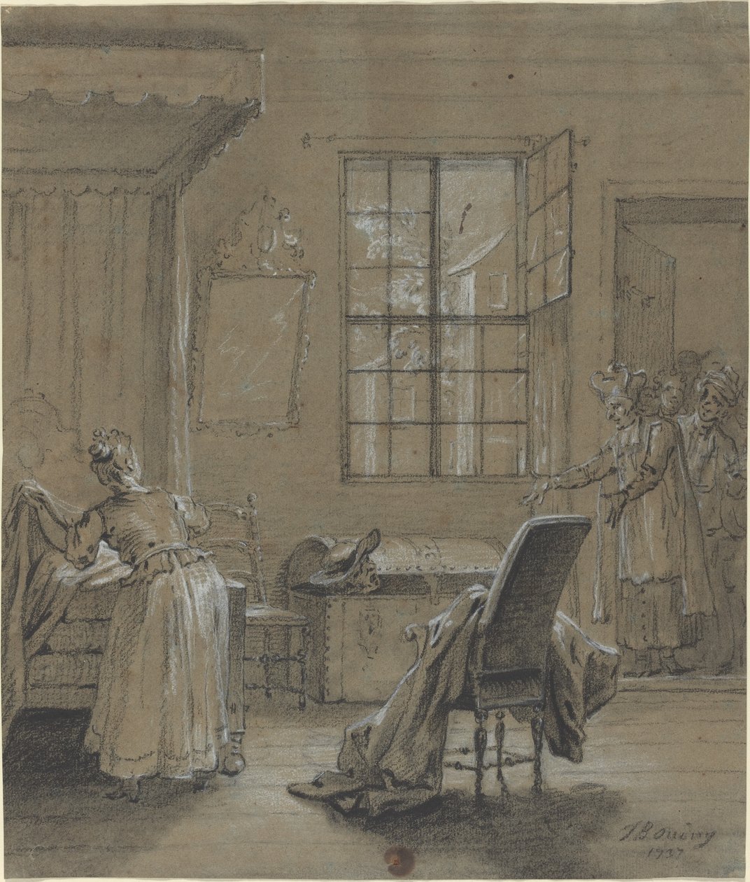 后备箱中的臀部 作者 让·巴蒂斯特·奥德里（Jean Baptiste Oudry）