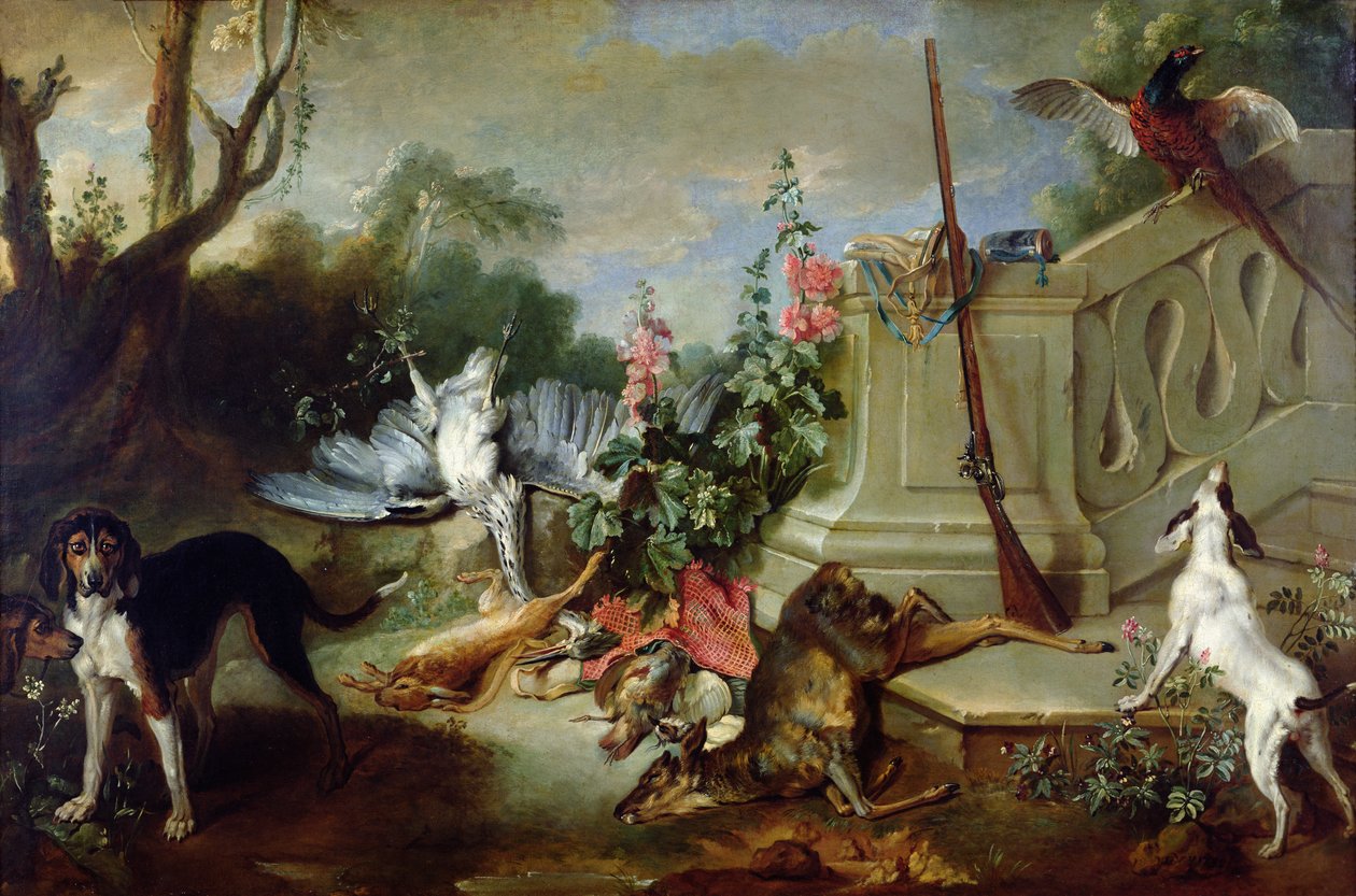狩猎的回归，1732年 作者 让·巴蒂斯特·奥德里（Jean Baptiste Oudry）
