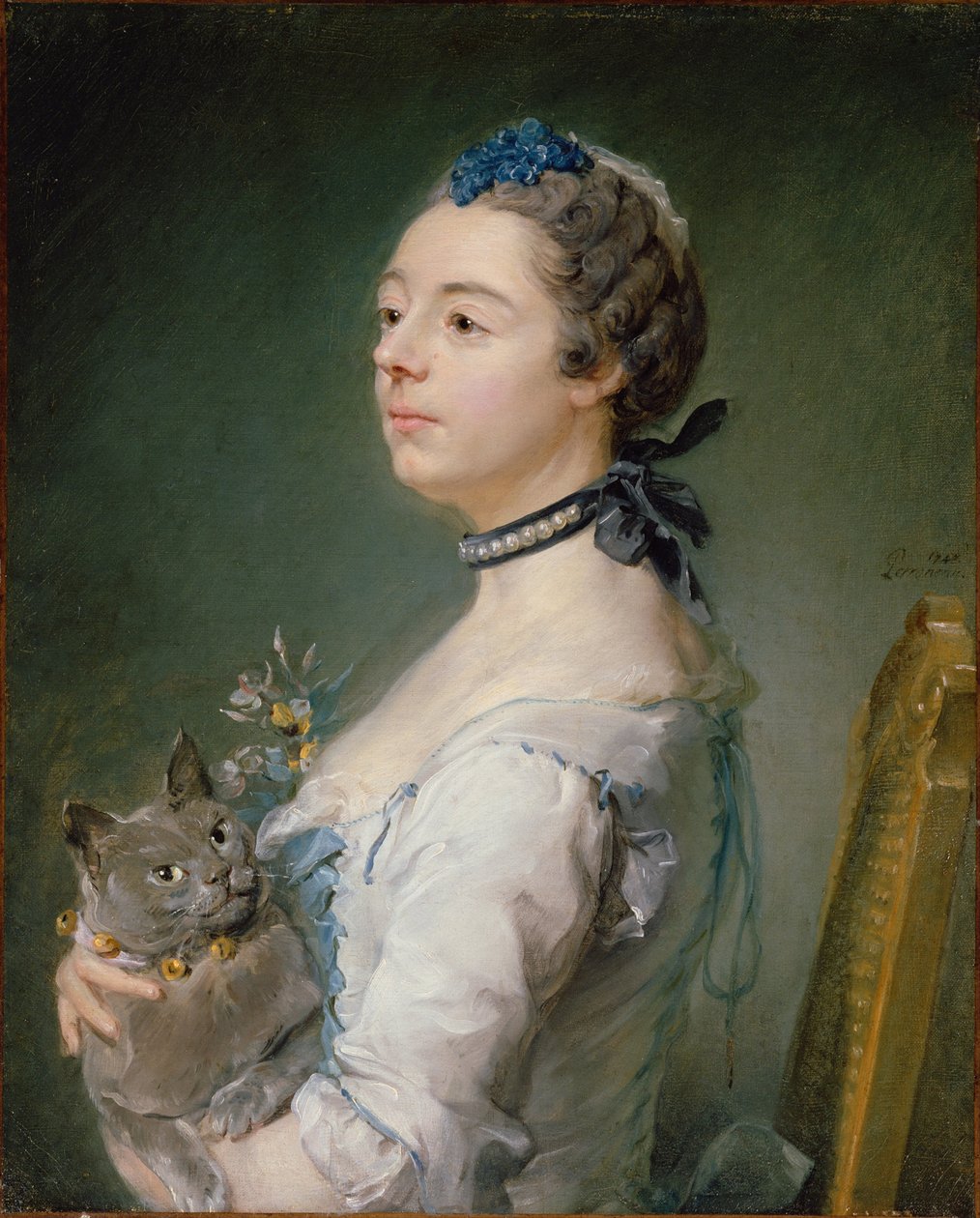Magdaleine Pinceloup de la Grange，生于Parseval，1747年 作者 让-巴蒂斯特·佩罗诺