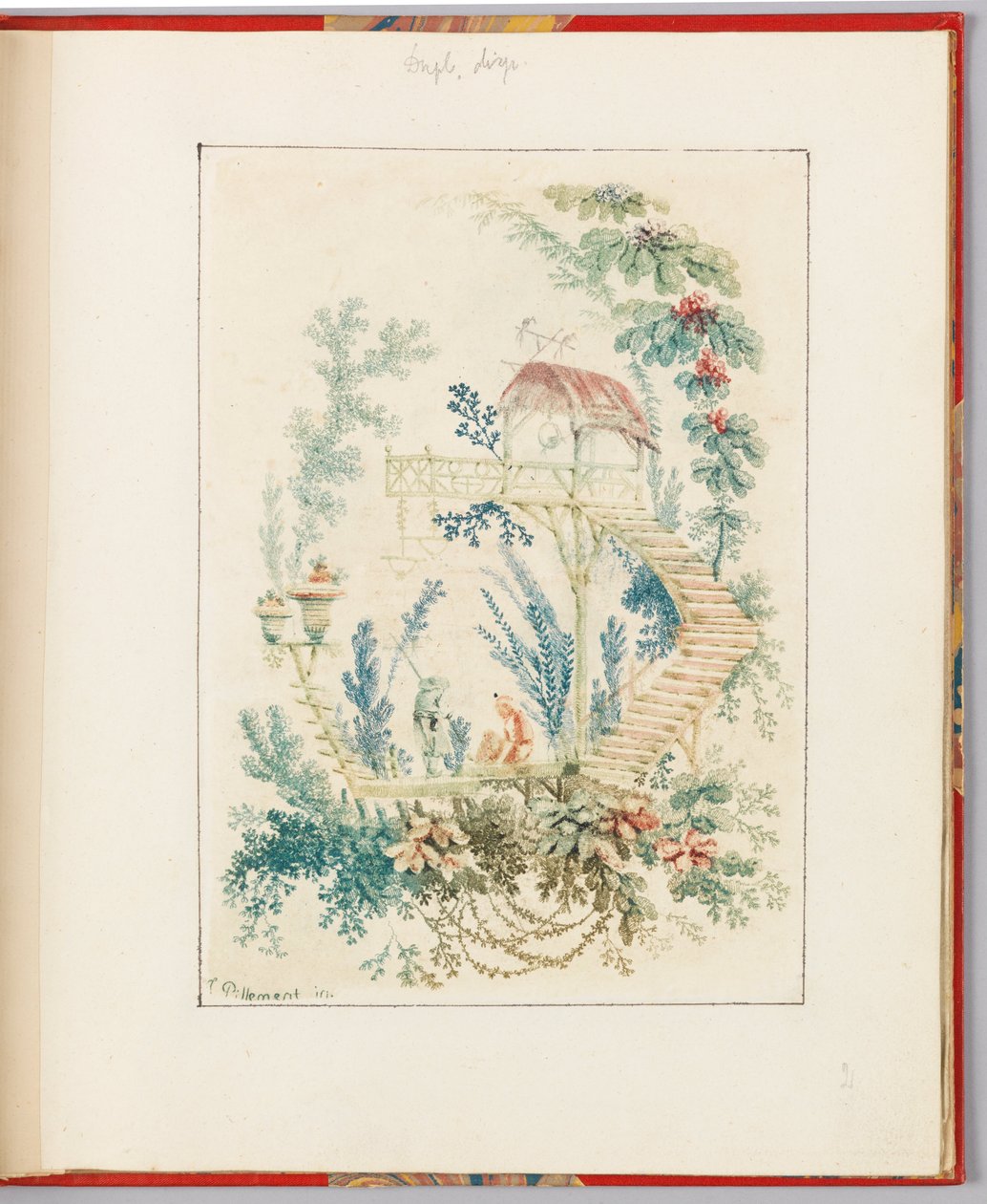 装饰设计选自《Nouvelle suite de cahiers arabesques chinois a l
