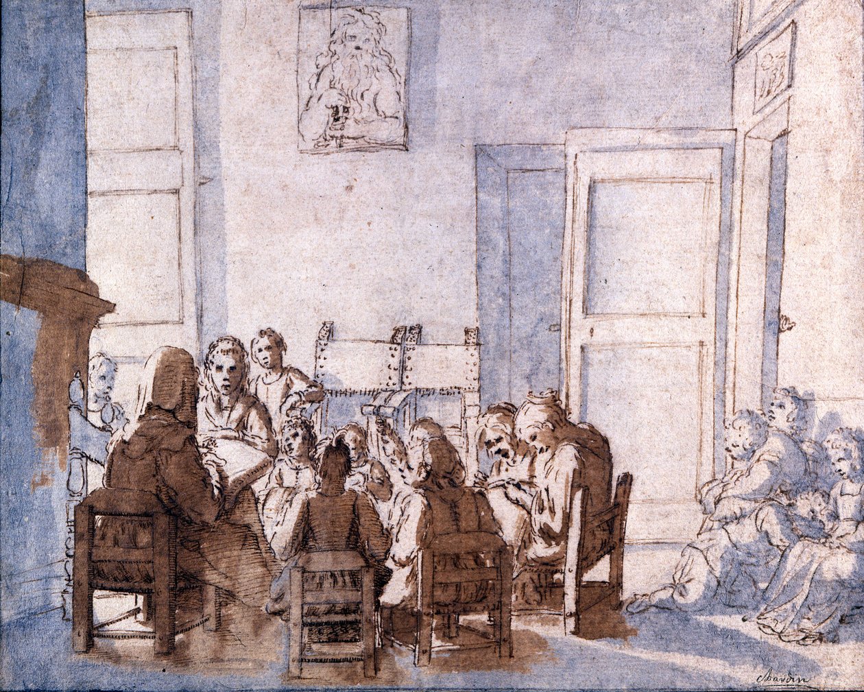 让·巴蒂斯特·夏尔丹 (Jean Baptiste Chardin)（1699-1779 年）的绘画，帕尔马格劳科·隆巴迪博物馆。 作者 让·巴蒂斯特·西蒙·查尔丁