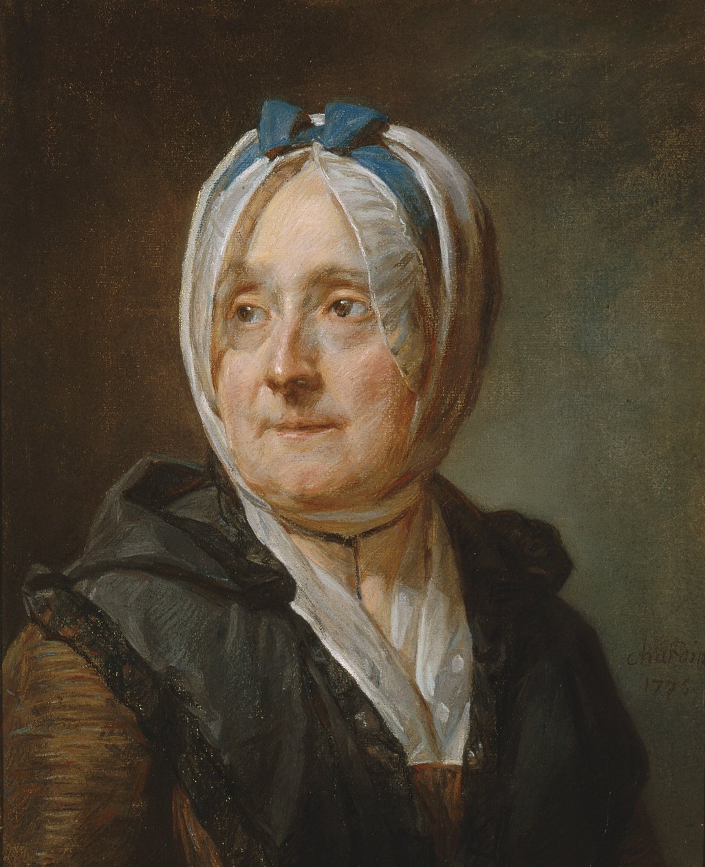 Chardin夫人的肖像（1707-91）1775 作者 让·巴蒂斯特·西蒙·查尔丁