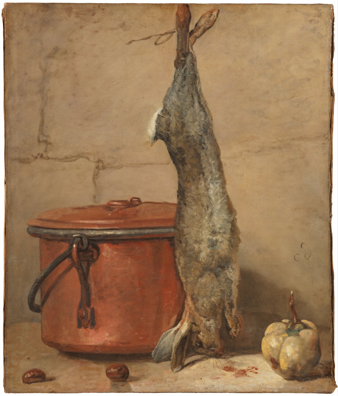 兔子和铜锅c.1739-40 作者 让·巴蒂斯特·西蒙·查尔丁