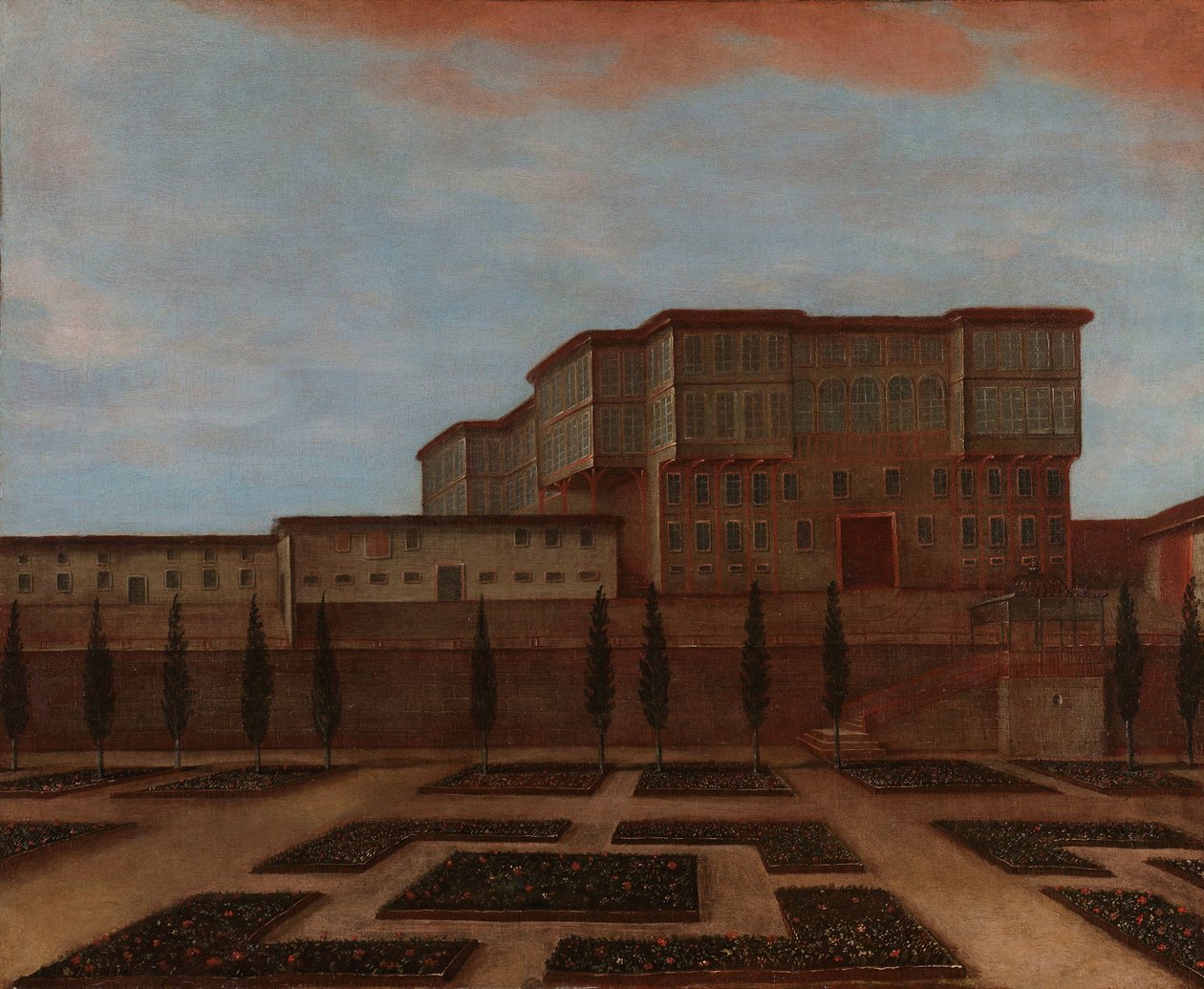 佩拉的大使馆大楼 佩拉的大使馆大楼 作者 Jean Baptiste Vanmour（工作室）