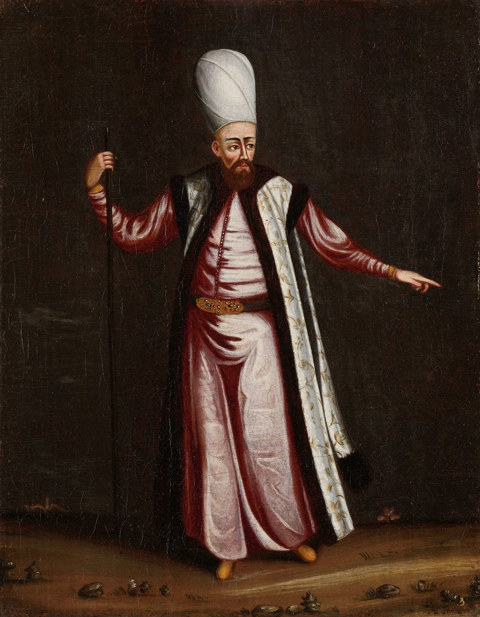 卡普吉·巴奇 (Capoudgi Bachi)，后宫大师 作者 Jean Baptiste Vanmour（工作室）