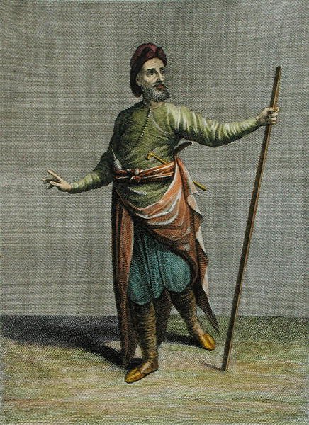 亚美尼亚建筑师，图版88来自 "Recueil de Cent Estampes representant differentes Nations du Levant tirees sur les Tableaux Peints d