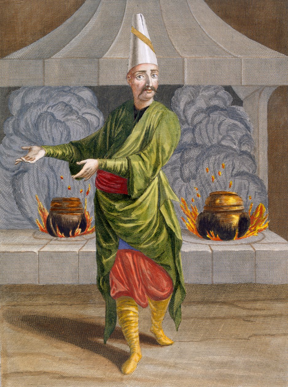 Beulouk-Bachi，苏丹的主厨，1708年 作者 让·巴蒂斯特·范穆尔