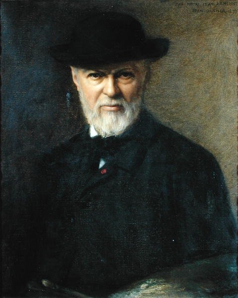 Jean-Jacques Henner（1829-1905）1899年的肖像 作者 让·本纳