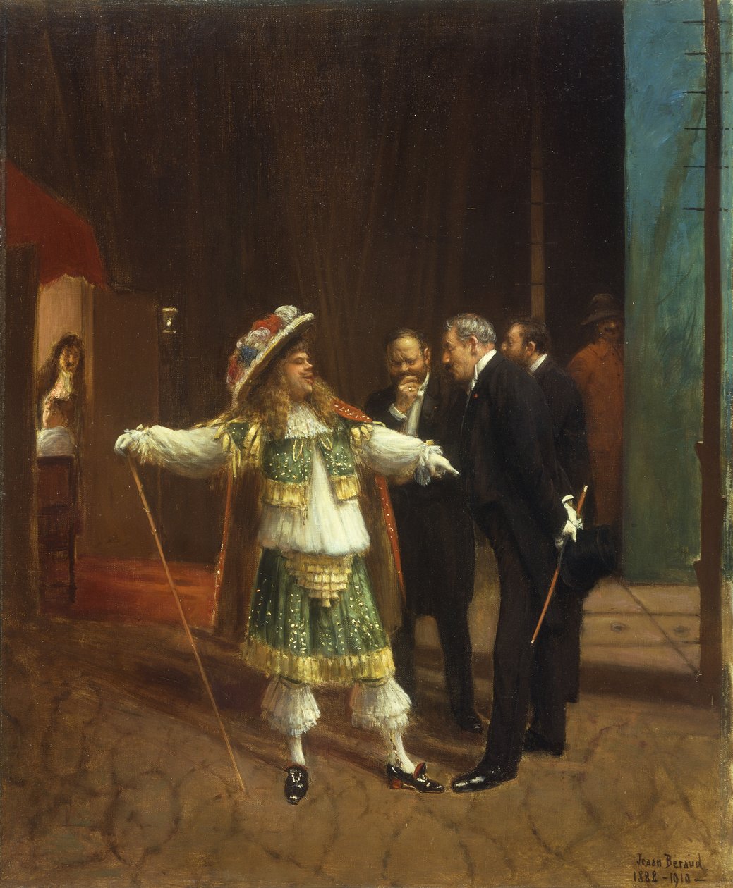 莫里哀（Moliere）所著的《 Le Bourgeois Gentilhomme》中的长老Coquelin，约1882年 作者 让·贝罗