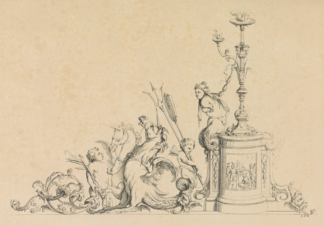 Desseins Arabesques a Plusieurs Usages Inventés par J.B. Toro, 1716. 作者 让·伯纳德·托罗