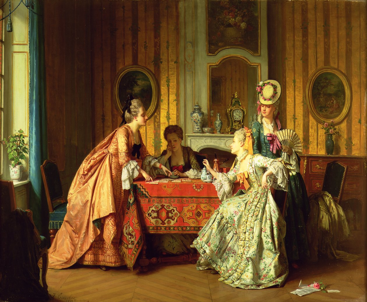 公平之手，1873年 作者 让·卡洛斯（Jean Carolus）