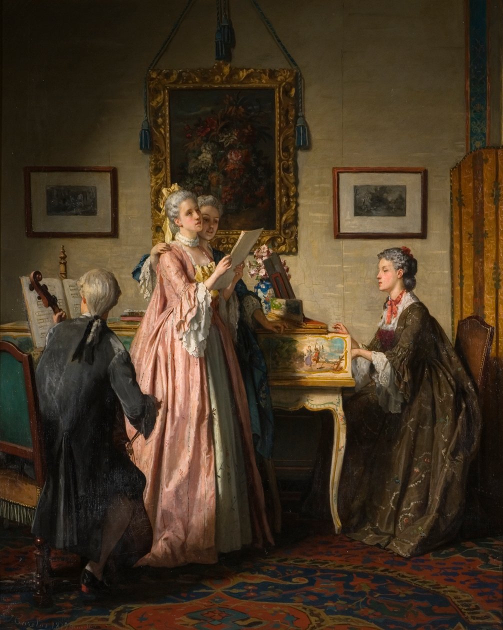 和谐，1879年 作者 让·卡洛斯（Jean Carolus）
