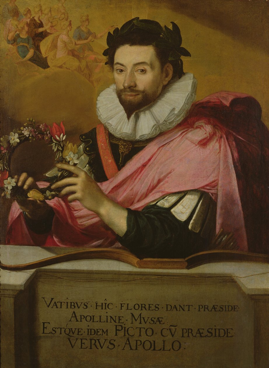 Jean de Caulet画象与Apollos冠，1635 作者 让·查莱特