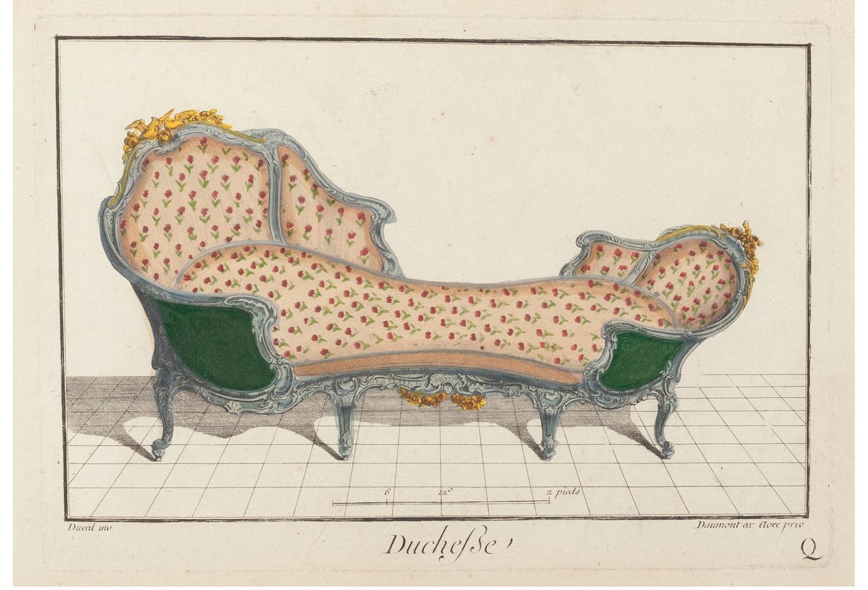 公爵夫人。 c.1768年，新的历史图示学或象形文字属性。 作者 让·查尔斯·德拉福斯（Jean Charles Delafosse）