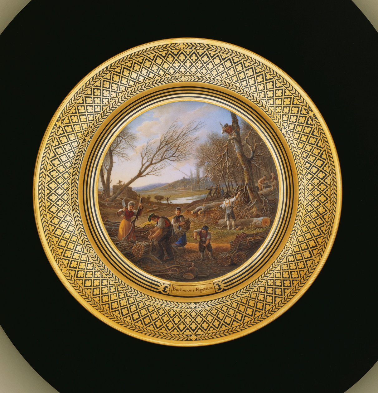伐木工人狂徒，约1820-35年 作者 让·查尔斯·德维尔（Jean Charles Develly）
