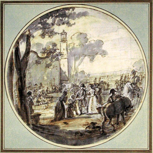 拿破仑一世（1769-1821）在圣云 作者 让·查尔斯·德维尔（Jean Charles Develly）